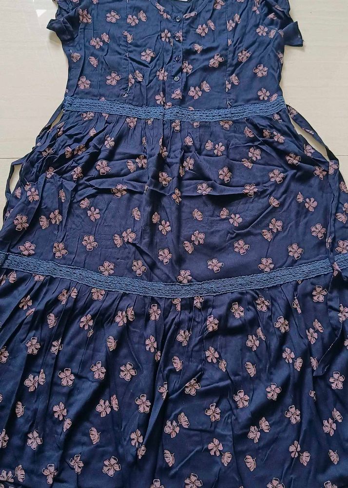Nevy Blue  Maternity Dress