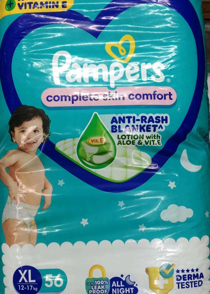 Pampers Complete Skin Comfort XL 56 Pant Diapers