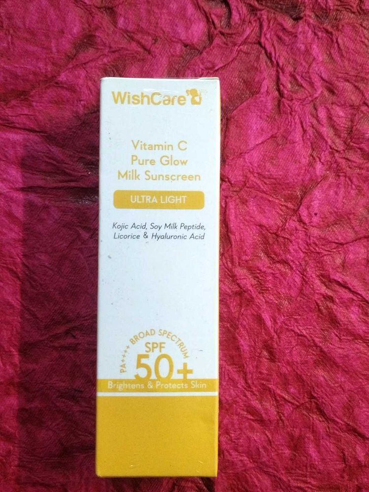 WishCare Vitamin C Sunscreen SPF 50+