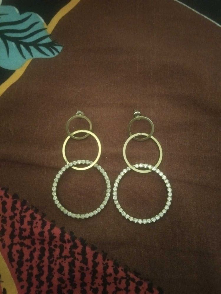 Circle Drop Earrings