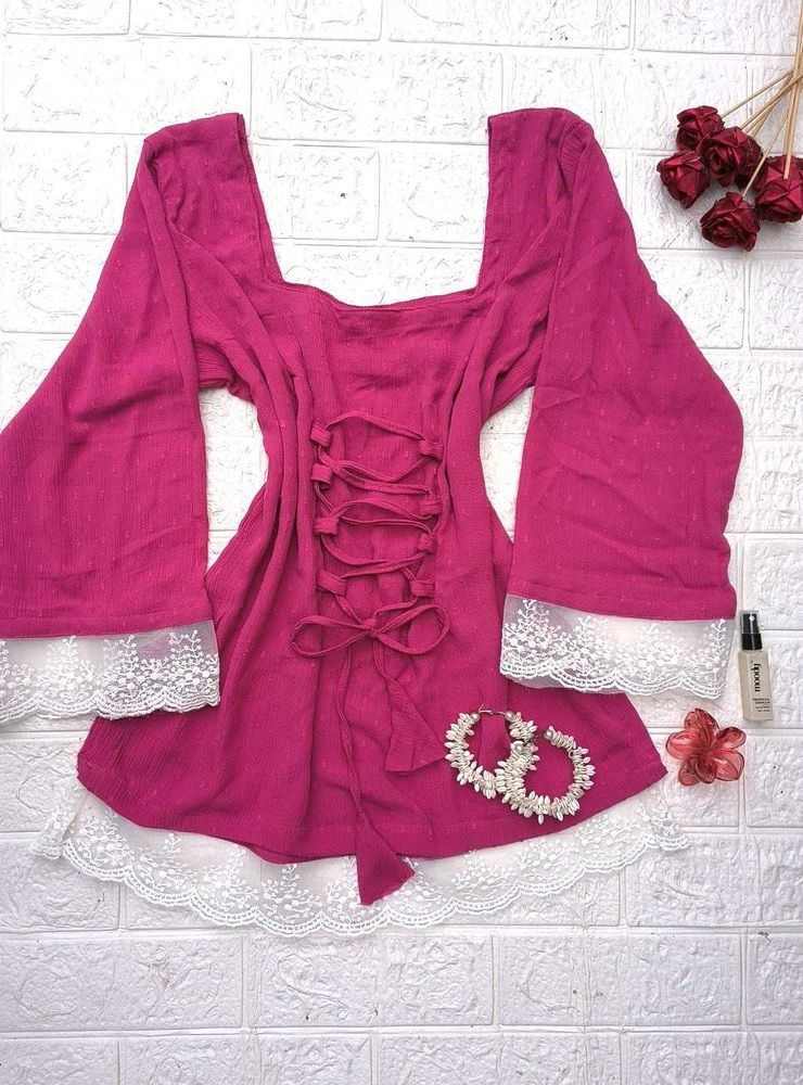 Corset Back Pinteresty Kurti🌷