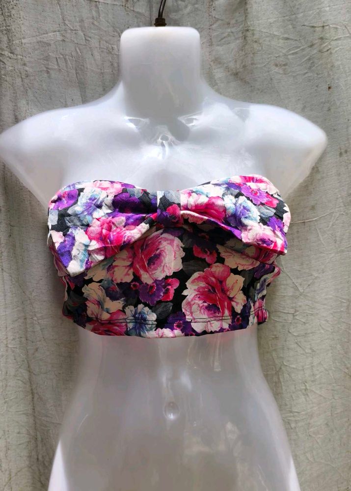 23137. Floral Bandeau Top