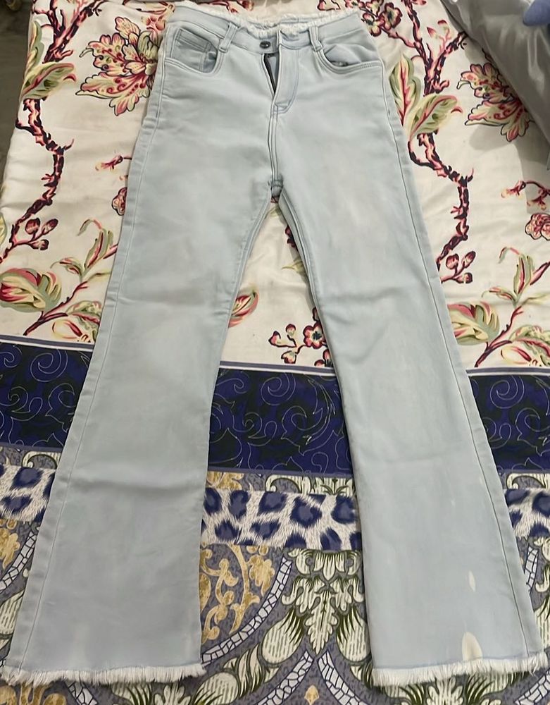 Flared Denim Jeans