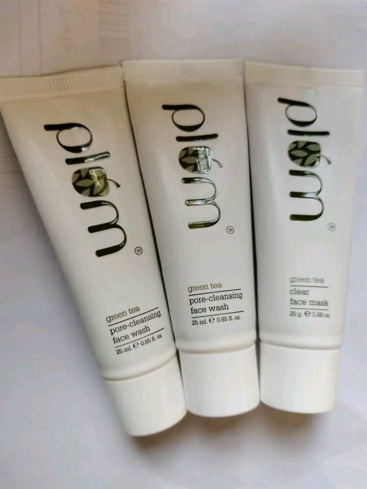 Plum Green Tea Face Wash Pack Of 3