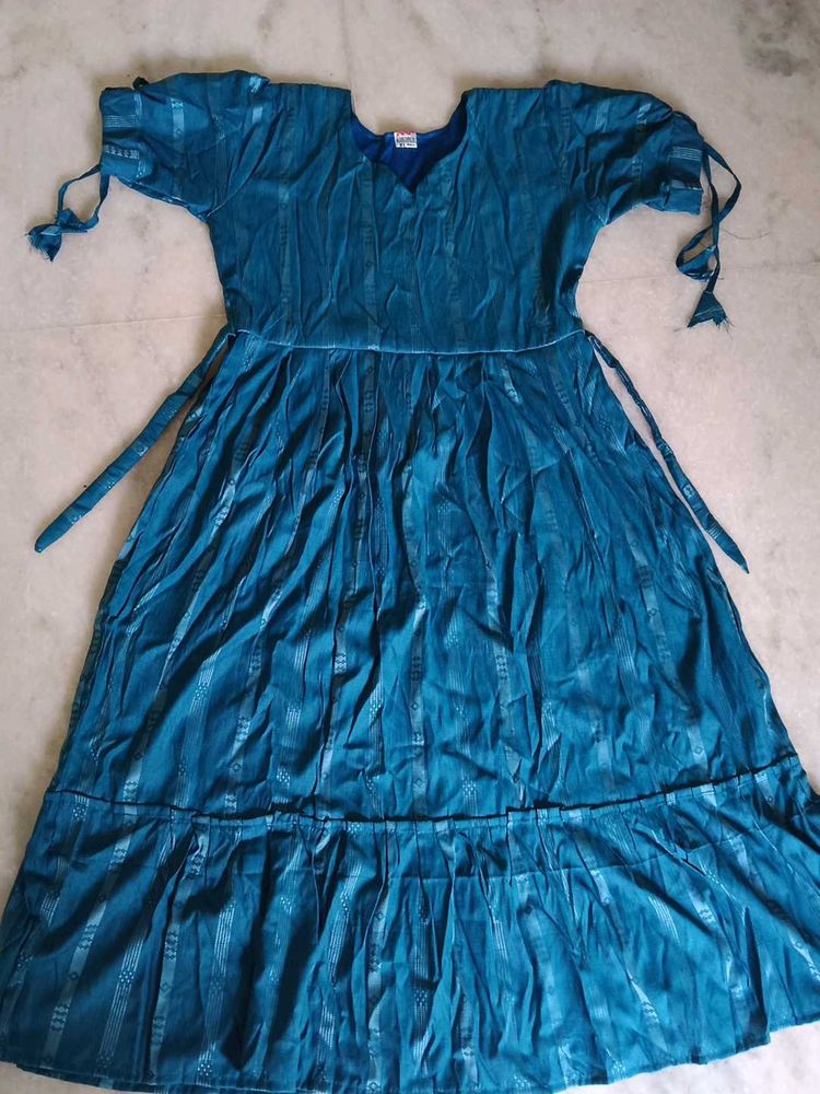 Teal Blue Dress