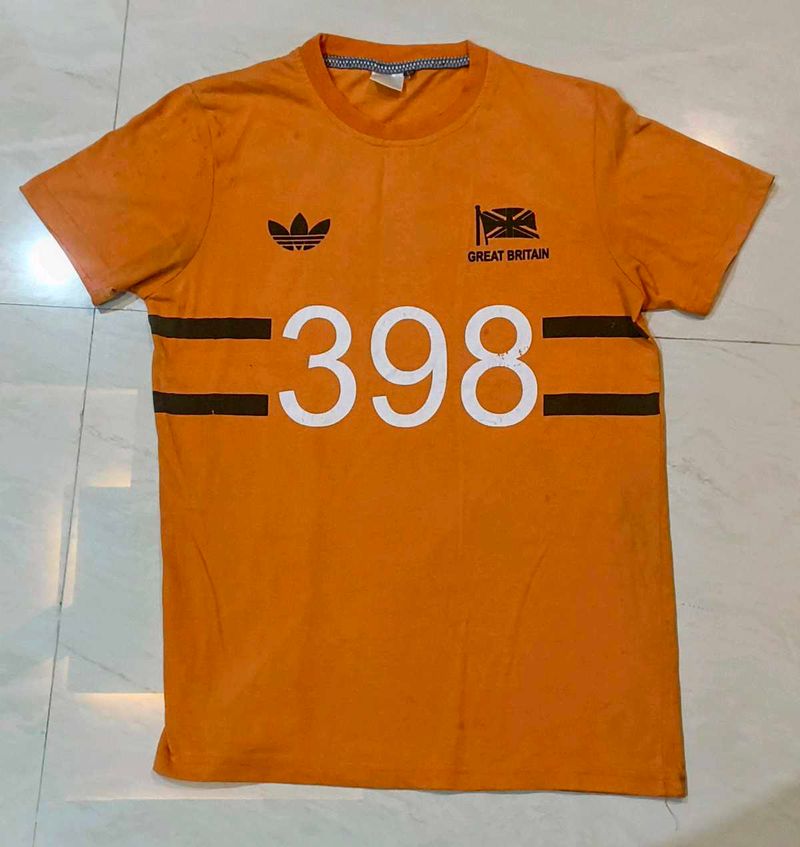 Orange Adidas T-Shirt
