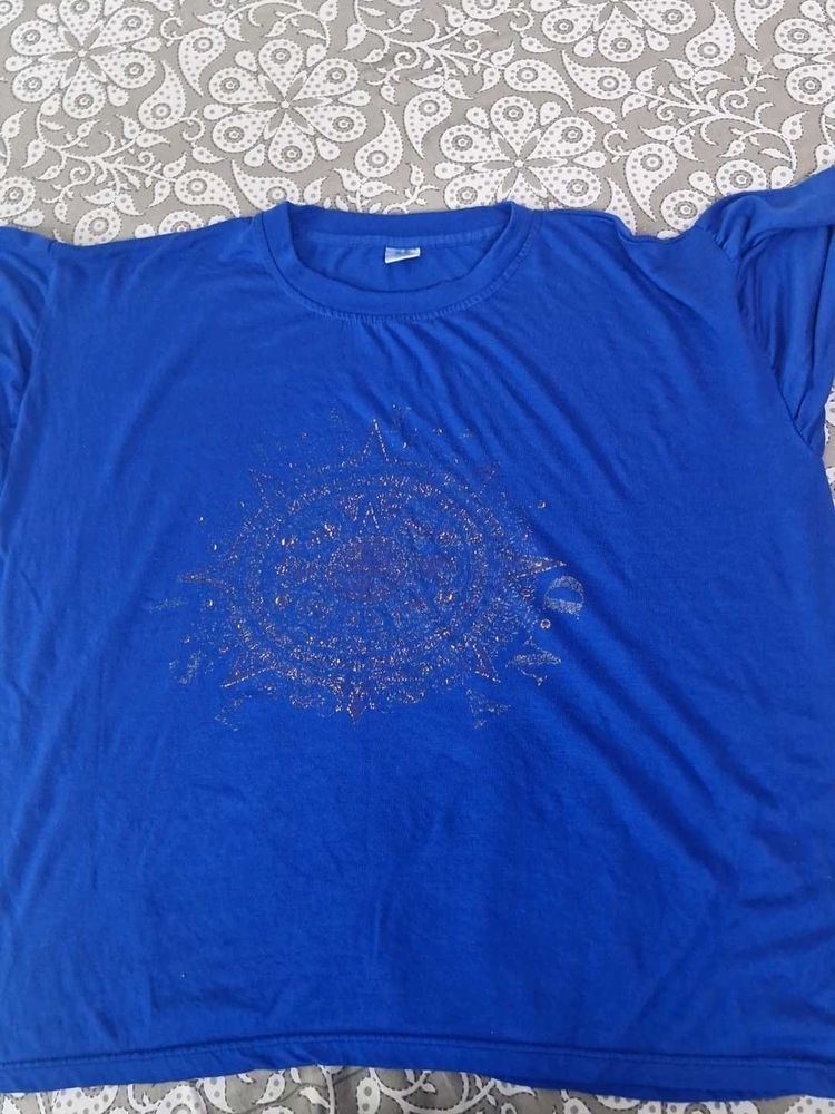 Blue Graphic T-Shirt