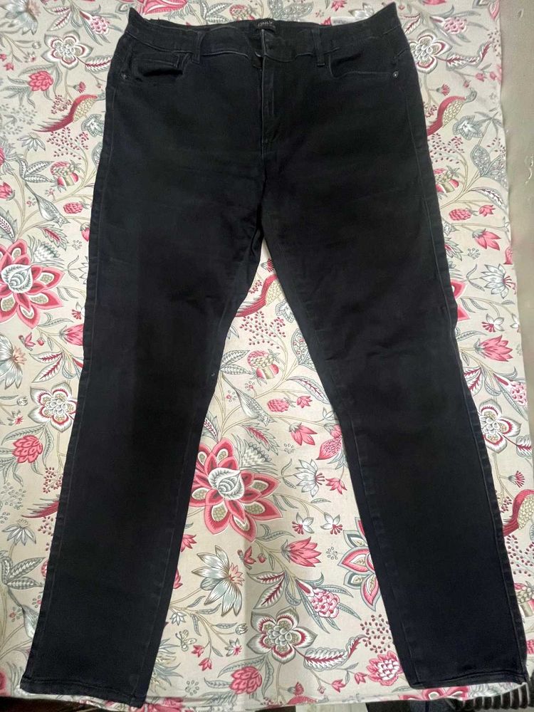 Black Straight Leg Jeans