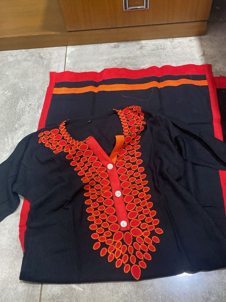 Elegant Embroidered Kurta Set