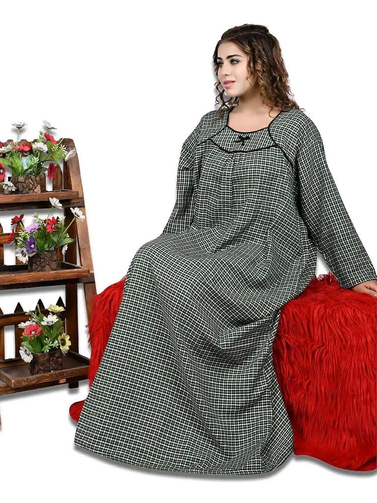 Comfy Plaid Nightgown (AR)