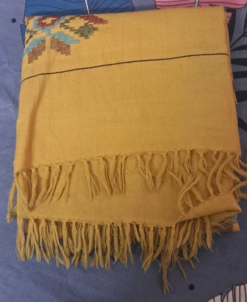 BRAND NEW - Yellow Shawl with Tassels