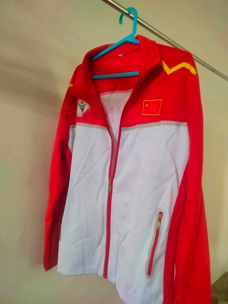 Red &amp; White Jacket