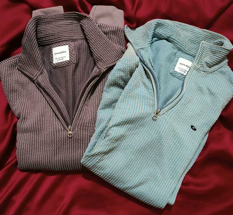 John Berg Quarter Zip Tshirts