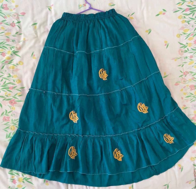 Ethnic Skirt for Girls + Freebie