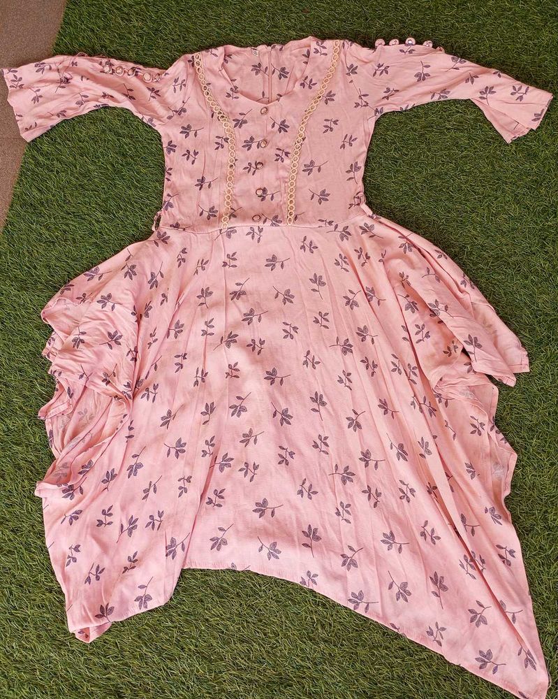 Floral Print Kurta