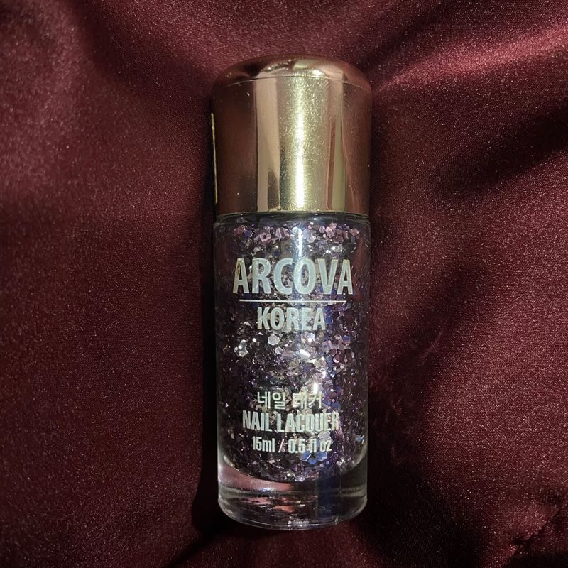 ARCOVA KOREA Nail Polish - Purple Glitter