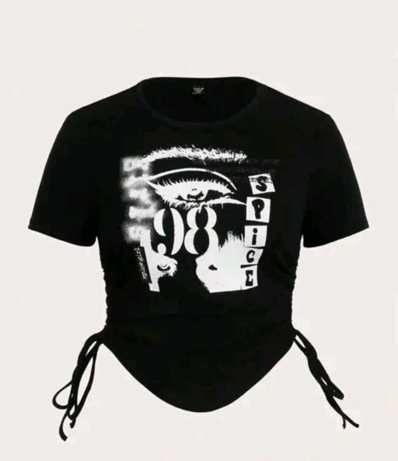 Women&#39;s &amp; Girls Slogan Graphic crop top