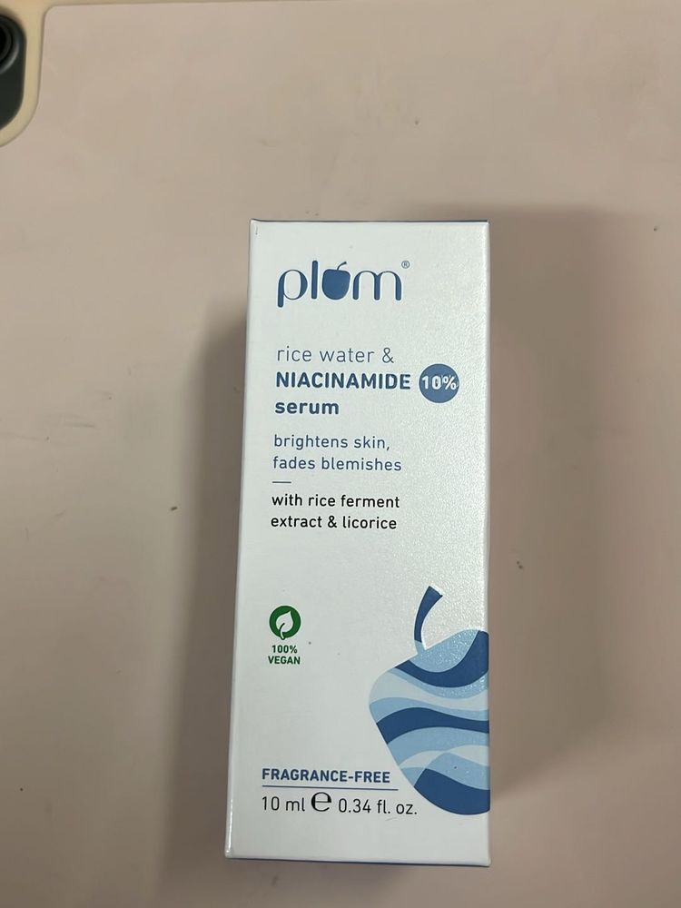 Plum Rice Water &amp; Niacinamide Serum