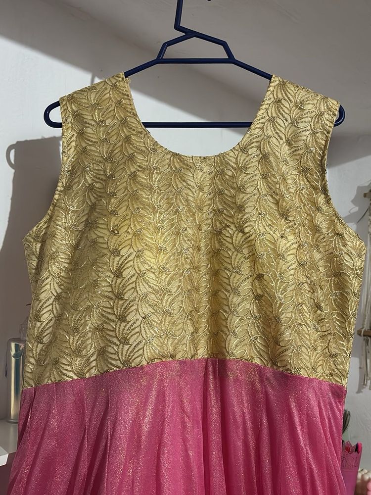 Pink &amp; Gold Party Dress