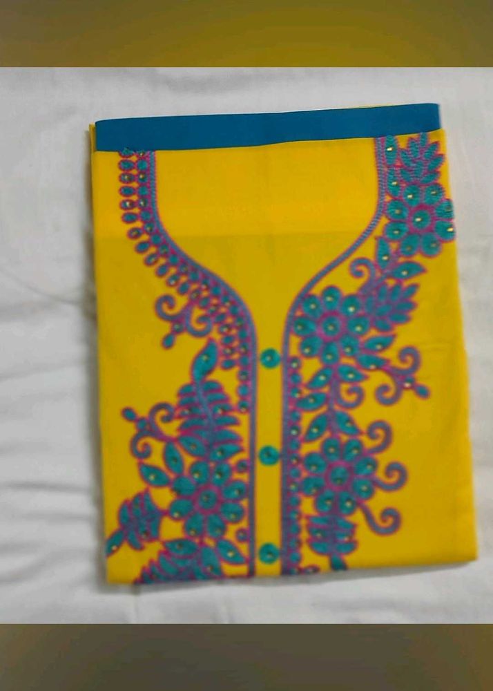 Yellow Dress Material