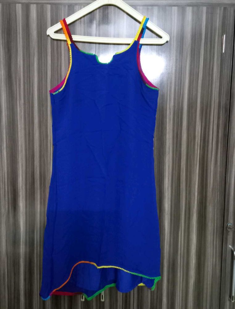 Blue Mini Dress