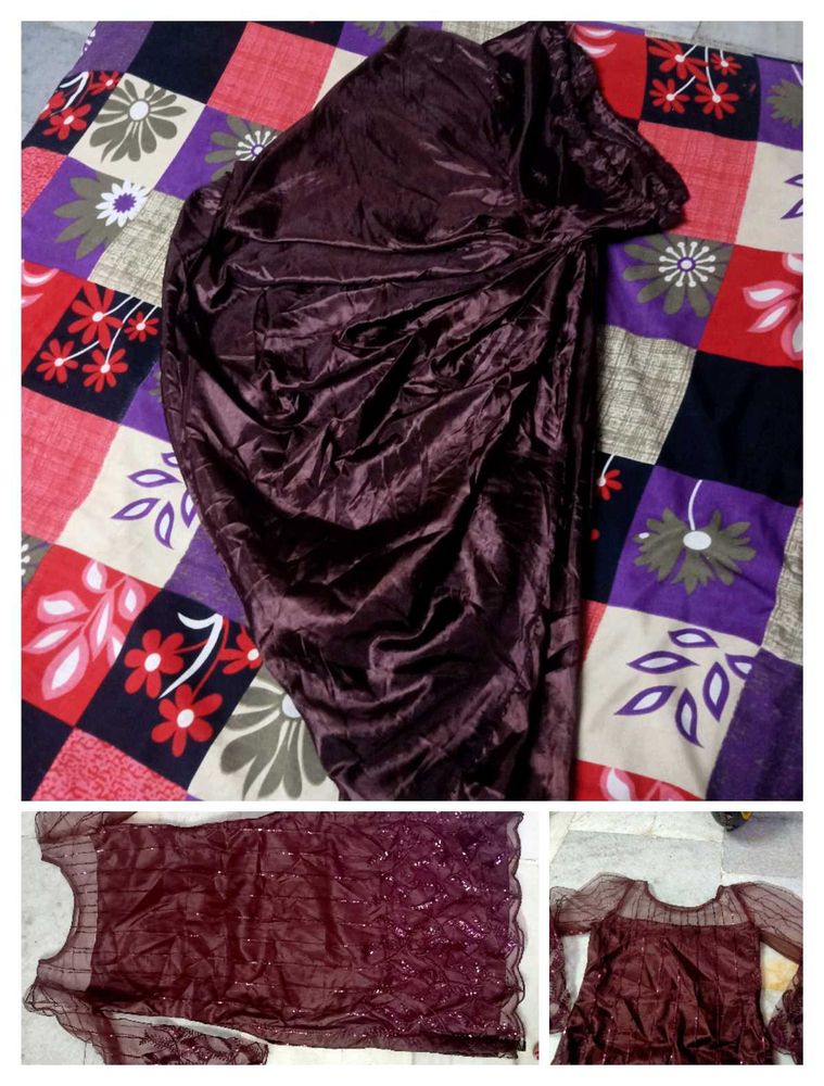 Maroon Suit Set