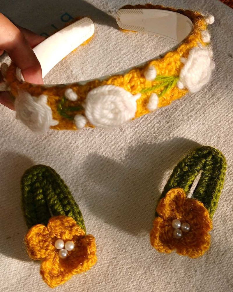 Sunflower Themed Hair Accessories