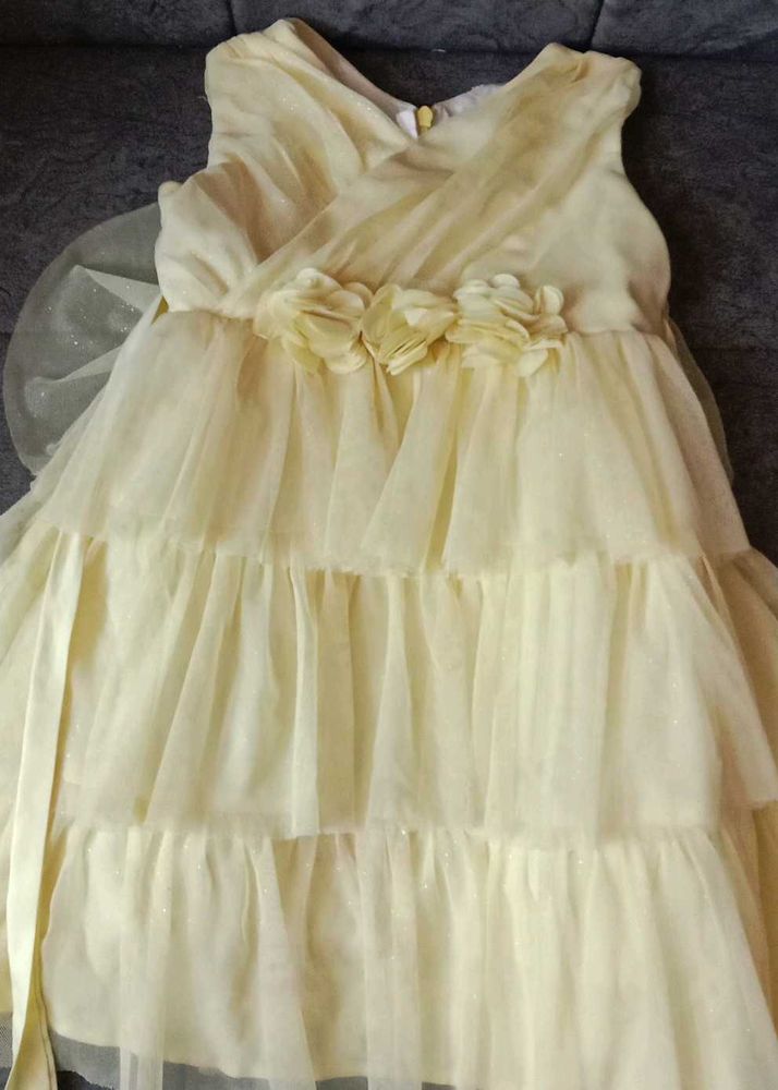 Cute Yellow Party Dress