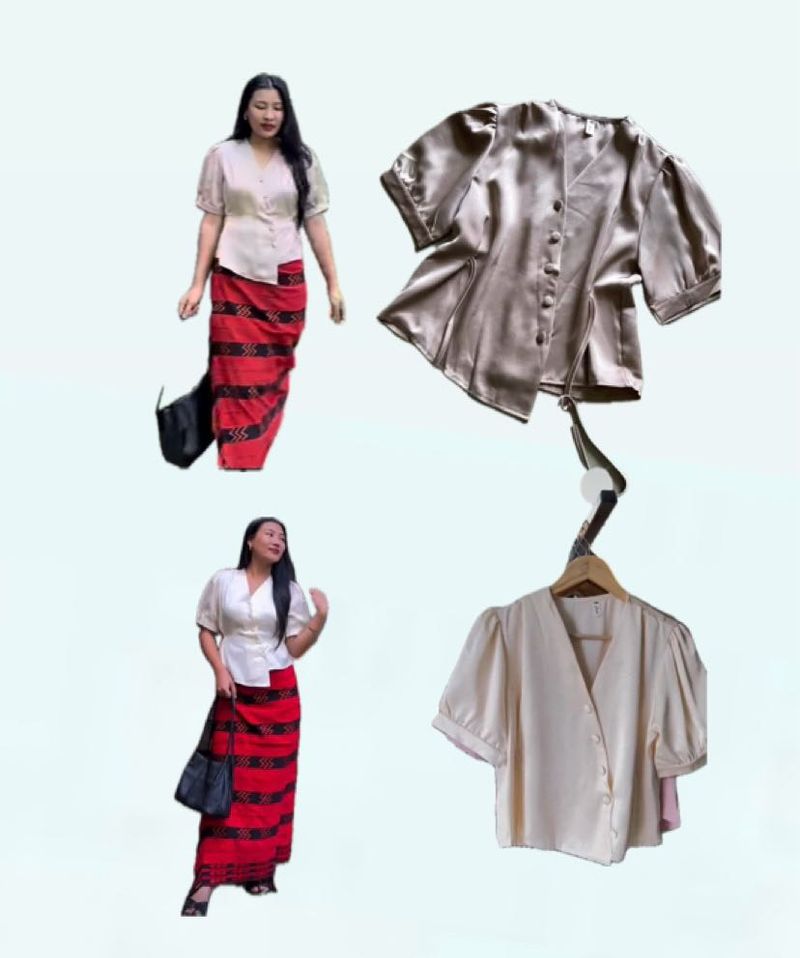 Vintage Inspired Silk Blouse
