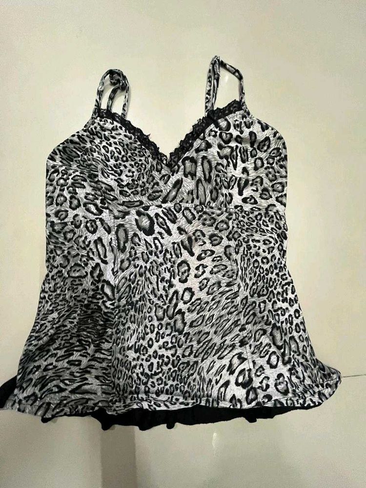 Leopard Print Cami Top