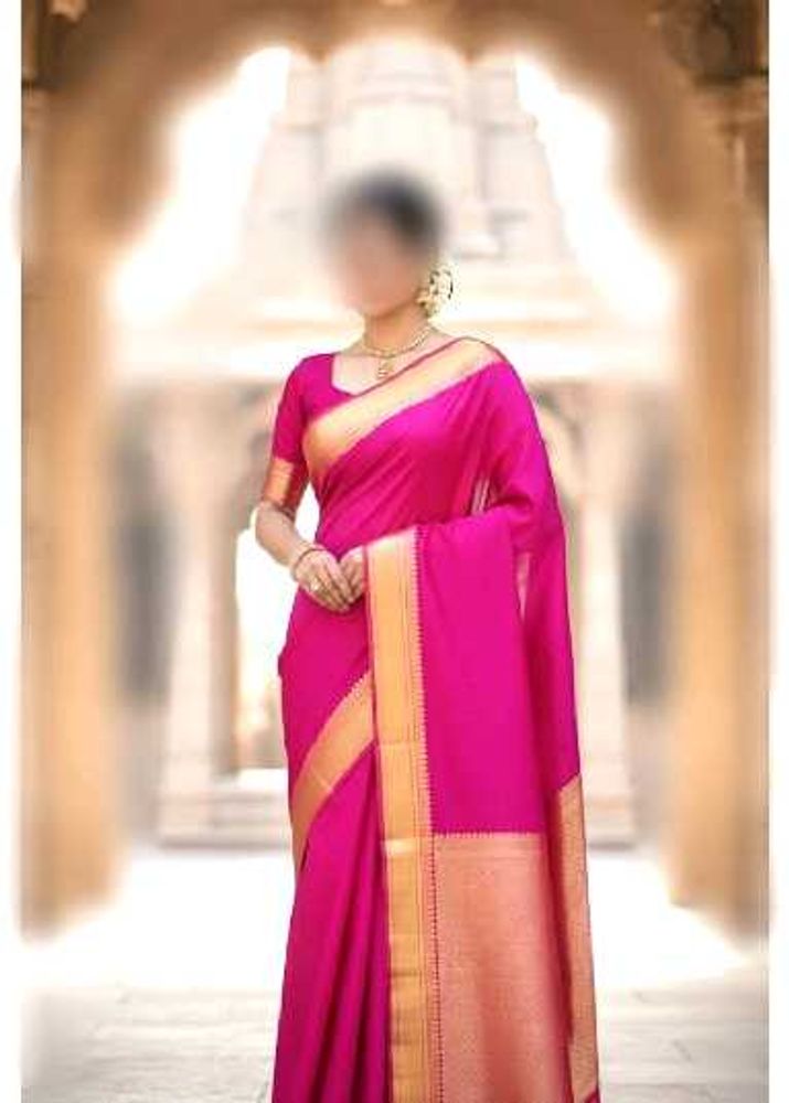 Elegant Pink Saree