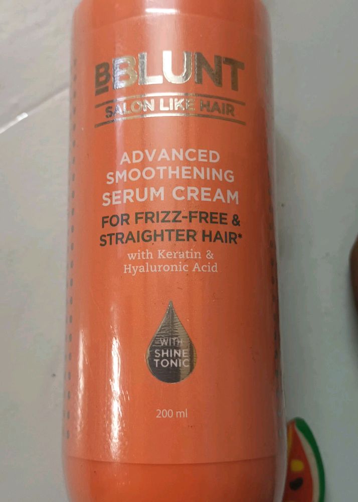BBlunt Smoothening Serum Cream