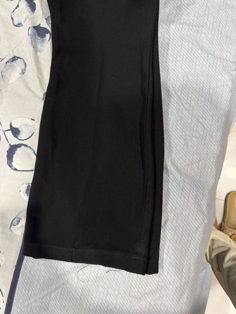 Flared Black Pants For Women