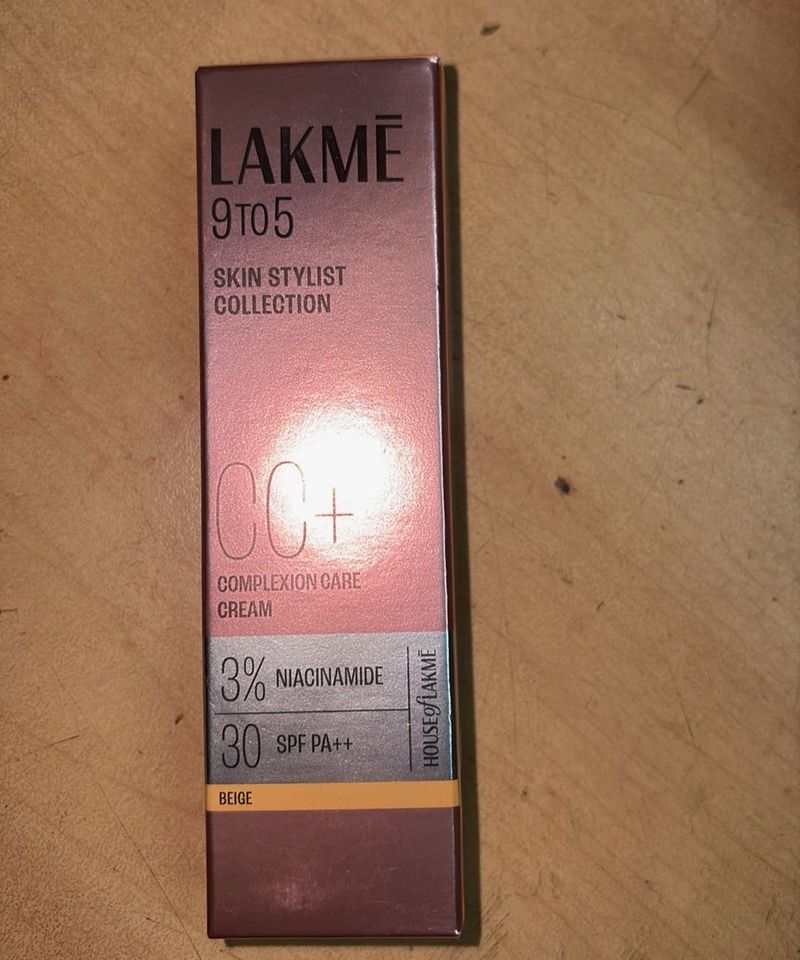 Lakme 9to5 CC Cream -New and sealed - Beige
