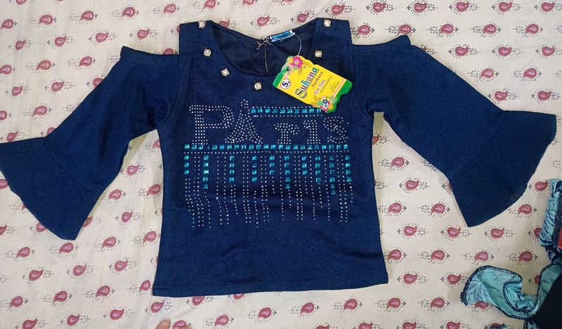 Stylish Cold Shoulder Top and Skirt