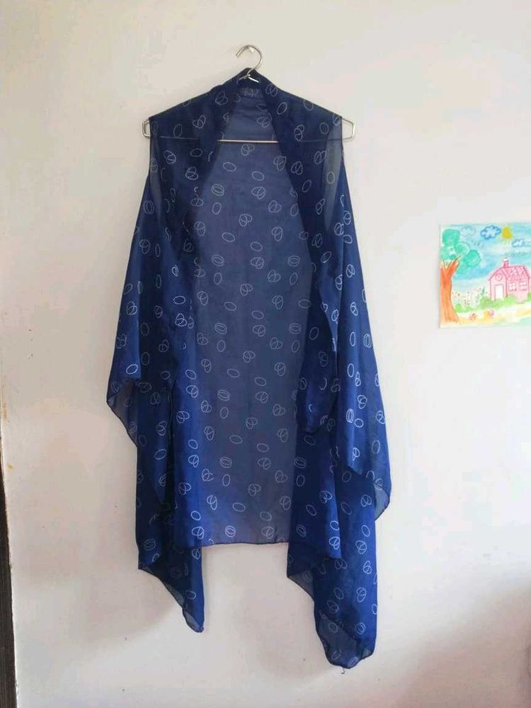 Blue Patterned Shrug