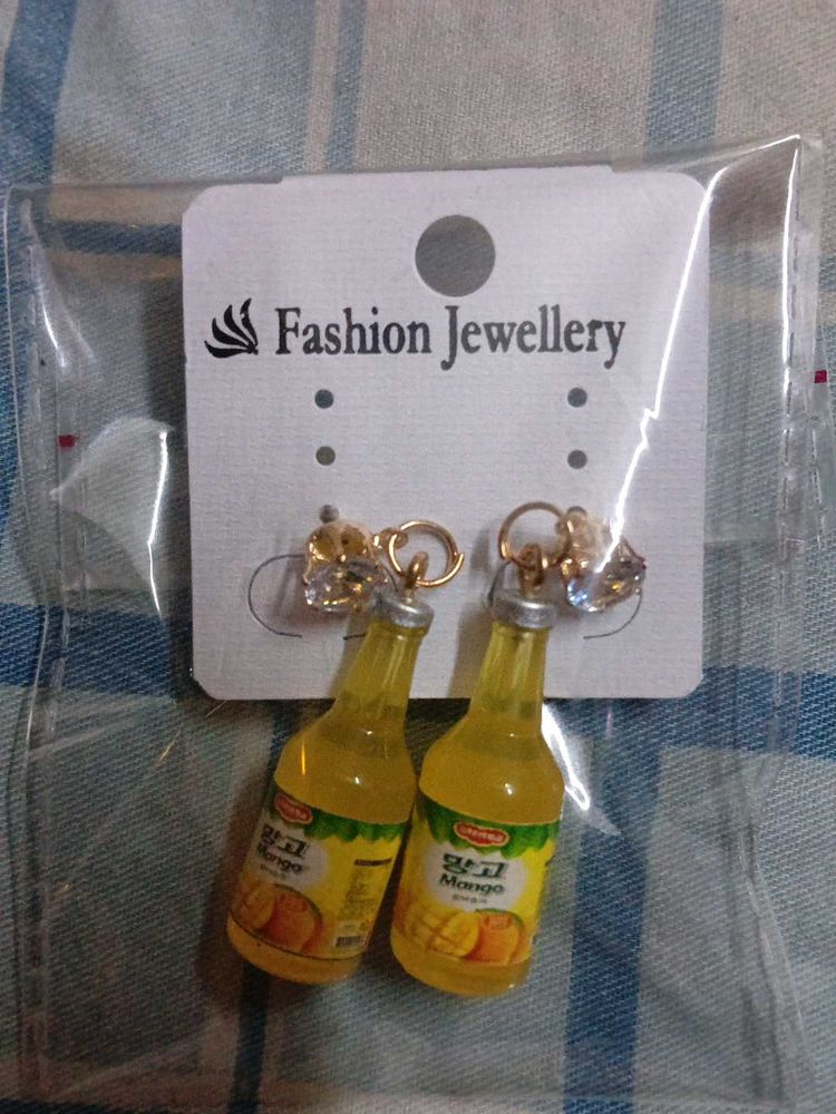 Earing In Bottle Shape