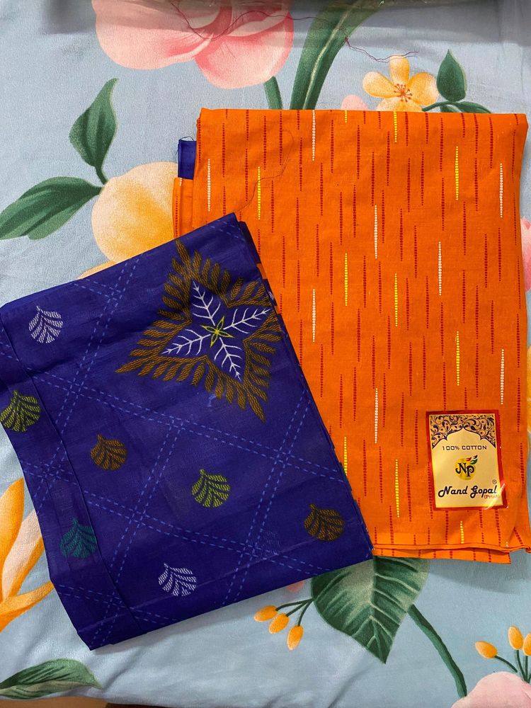DRESS MATERIAL SUIT PIECE 100%COTTON