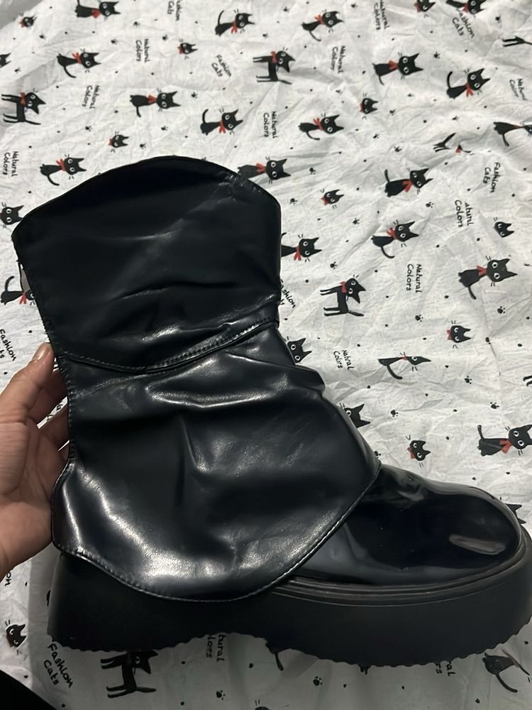 Black Platform Boots