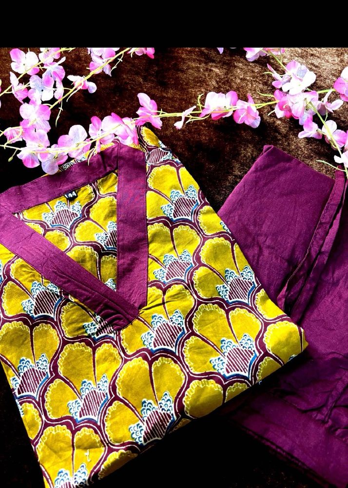 pure Jaipuri cotton coord set