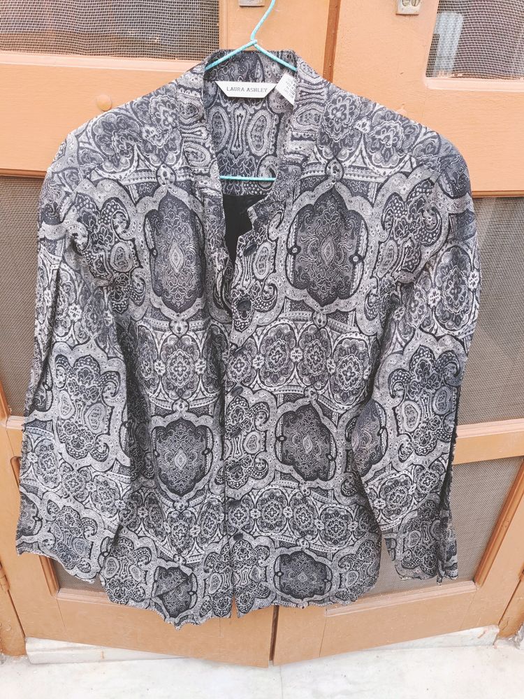 New💥💥Blank &amp;White Printed Fancy COAT