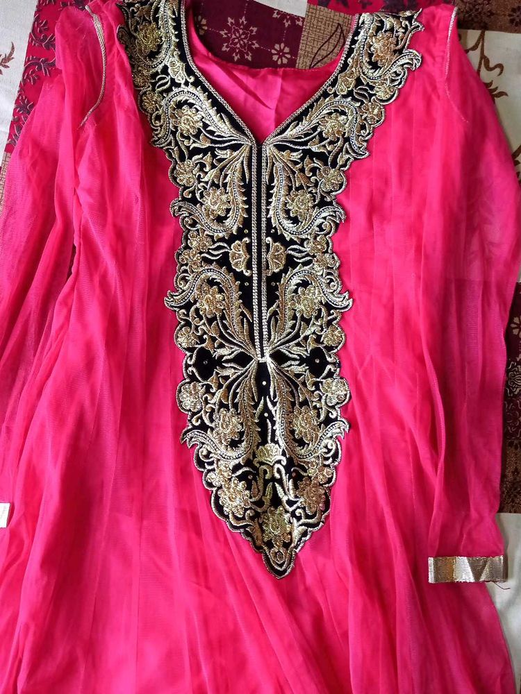 Pink Ethnic Gown