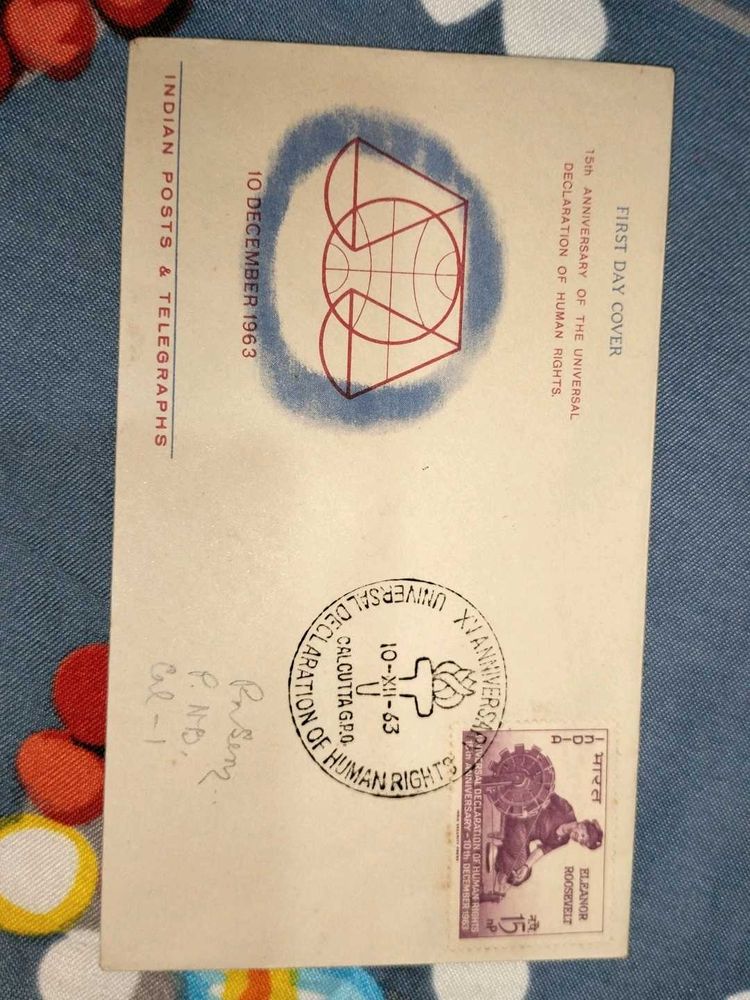 1963 First Day Cover - Human Rights