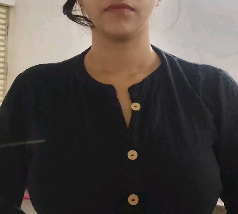 Casual Black Kurti💣