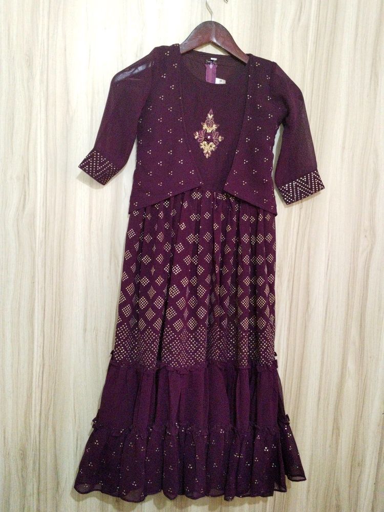 Girls Dress With Jacket And Duppatta