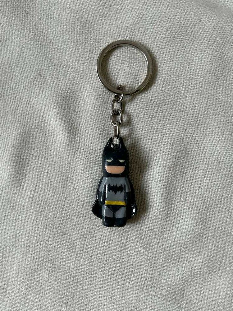 Batman Clay Figure Keychain 🖤