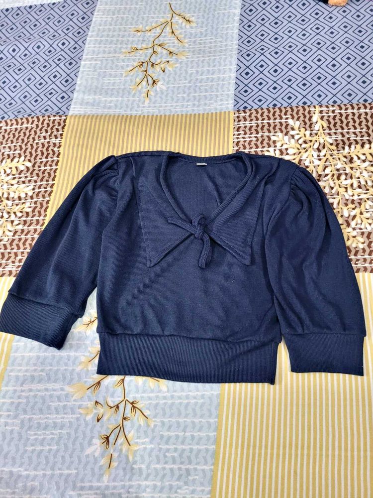 Knit Crop Top💙