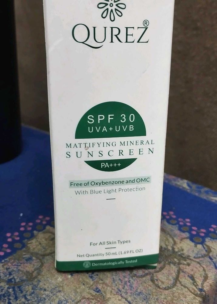 Qurez Spf 30 Mineral Sunscreen