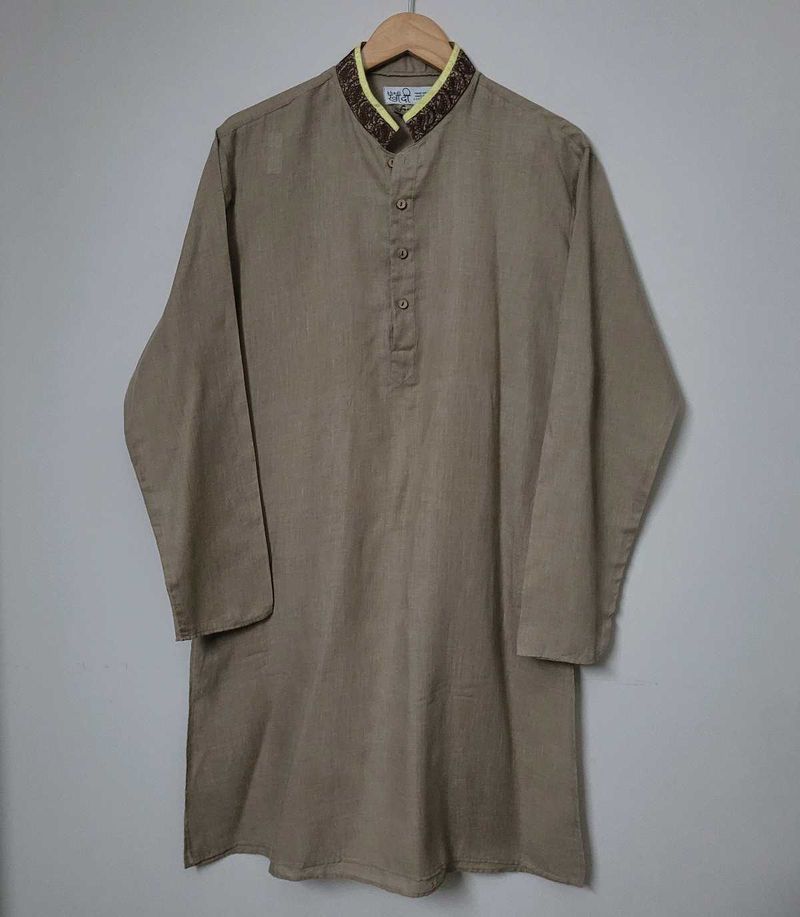 Khadi Men&#39;s Ethnic Kurta set