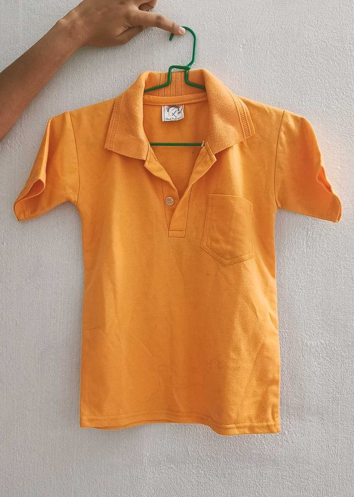 Cute Orange Polo Shirt